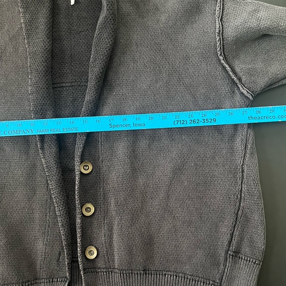 Free People Charcoal Knit Oversize Cardigan - Picture 4 of 5